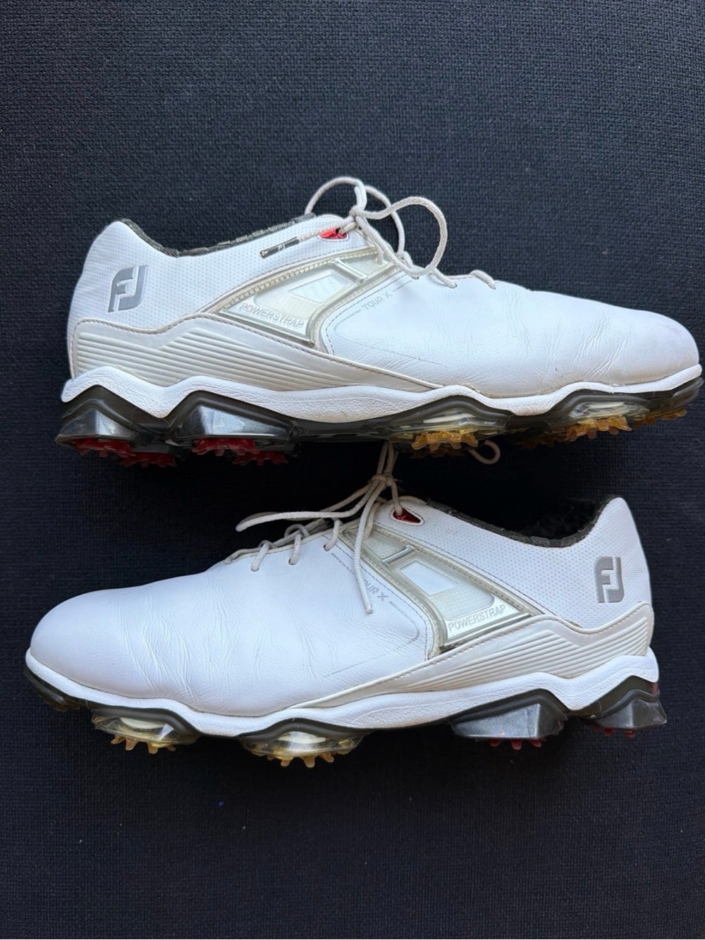 FootJoy Men's White and Gray Golf Athletic Shoes